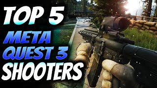 Top 5 Meta Quest 3 Shooter Games [upl. by Lesslie]