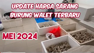 UPDATE HARGA SARANG BURUNG WALET TERBARU MEI 2024 [upl. by Adlog]