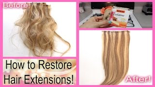 52 Weeks of Beauty  2015 Week 7  SERIES How to Restore Hair Extensions  Part 1 [upl. by Kenway276]