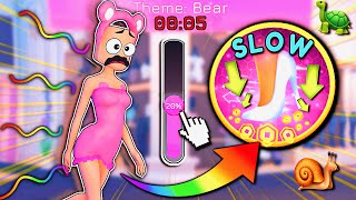 ONLY Walking SLOW In The NEWER MAP In DRESS TO IMPRESS embarrassing  ROBLOX Challenge [upl. by Maidel937]