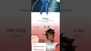 💯100 IV Origin Dialga CAUGHT In Pokemon Go💯 shorts pokemon [upl. by Hibbitts]