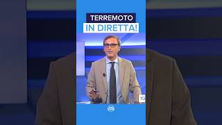 TERREMOTO A NAPOLI SCOSSA IN DIRETTA SUL TGR CAMPANIA PANICO IN STUDIO [upl. by Ettenej]