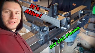 I want a CNC Plasma Business SO I MADE ONE  Motors Belts Electrical  Pt 2 [upl. by Ailen]