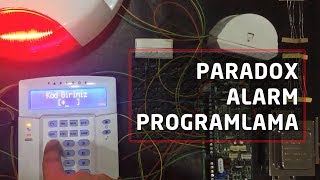 Paradox Hırsız Alarm Sistemleri Kurulumu  Programlama [upl. by Ellivro980]