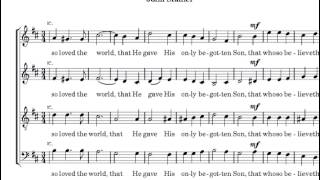 God So Loved The World  John Stainer  Manchester Chorale [upl. by Rana]