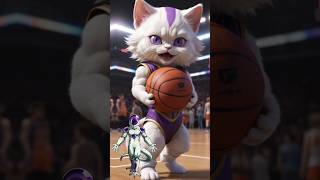 DBZ GOKU IN RAGDOLL KITTEN BASKETBALL PLAYER MODEDRAGONBALL ZSIMPAPA [upl. by Airpac]