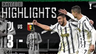 Juventus 32 Genoa  Rafia Debut Winner in Extra Time  EXTENDED Highlights [upl. by Yelram]