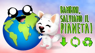 Salviamo la Terra 🌍 Impariamo a proteggere lambiente con VIKA ♻🌱  Lambiente per bambini [upl. by Merwyn62]