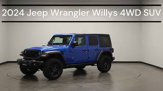 2024 Jeep Wrangler Willys 4WD SUV VIN 1C4PJXDG4RW279216 Stock R7564 [upl. by Player]