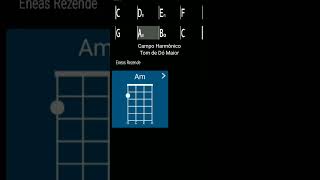 Campo Harmônico Ukulele Tom de Dó Maior Tríades C Dm Em F G Am Bº Acordes e Cifra para Ukulele [upl. by Cherianne]