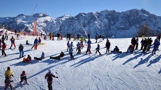 VAL DI SOLE SULLE FRESCHE NEVI DI FOLGARIDA E MARILLEVA [upl. by Sitof]