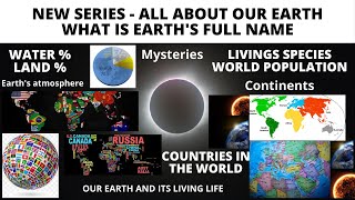 Our Earth  Countries in World  World Population  Living Species  Continents  world earth [upl. by Jahdiel]