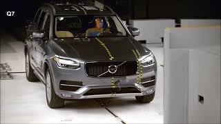 Volvo XC90 Vs Audi 07 Crash Test 2022 2023 Cars World [upl. by Oznarol281]