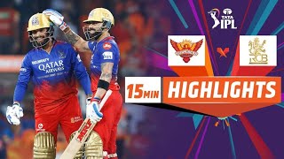 rcb vs srh full match highlights 2024 ipl viratkohli rcb srk [upl. by Atiekal709]