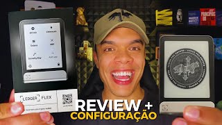 LEDGER FLEX VALE A PENA Review completo  Configuração Inicial  Primeira transação cripto [upl. by Ahterod]