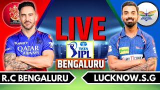 IPL 2024 Live RCB vs LGS Live Match  IPL Live Score amp Commentary  Bangalore vs Lucknow Live Match [upl. by Otsuaf]