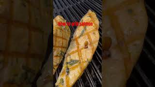 How to grill salmon stick Salman shorts ytshorts ￼￼ [upl. by Gotthard695]