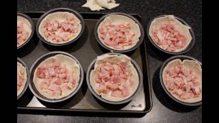 BACON AND EGG PIES CHEAP QUICK EASY AND FREEZABLE [upl. by Hgalehs]