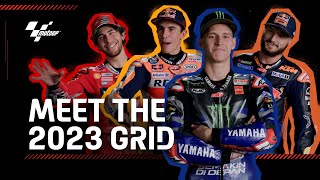 Meet the 2023 MotoGP™ grid [upl. by Adnilab]