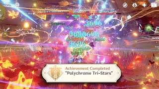 This team made it too easy  Polychrome TriStars Guide  Genshin Impact 50 [upl. by Nylirrej359]