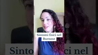 Sintomi fisici nel Burnout [upl. by Sitof]