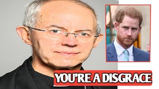 Archbishop Justin Speaks To Harry In Anger And Bitterness For Calling King Charles A Gold Digger [upl. by Vorster223]