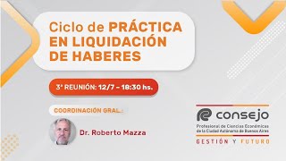 Ref 9004KV Ciclo de Práctica en Liquidación de Haberes 3º Reunión 2023 [upl. by Utham]