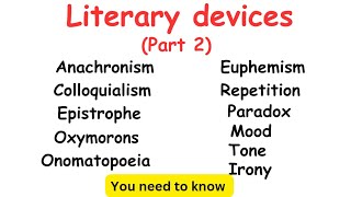 literary devices figure of speech linguistics literature [upl. by Devitt]