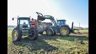 Epandage de fumier 2018  John Deere 6900  Leboulch Goliath 132 [upl. by Angrist858]