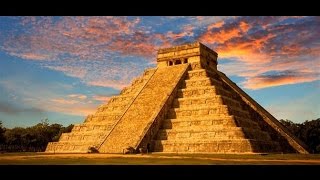 Drone above Chichen Itza and Yucatan [upl. by Oaoj629]