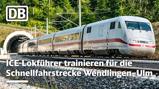 Deutsche Bahn Lokführer erwerben Streckenkunde für neue Schnellfahrstrecke [upl. by Launce]