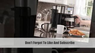 Hamilton Beach Single Serve Coffee Brewer and Full Pot Coffee Maker 2 Way 49980A [upl. by Canter]