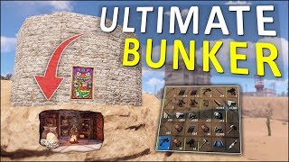 Starting the AMAZING BUNKER BASE  Rust Solo Survival 1 [upl. by Oloapnaig521]