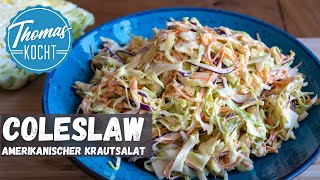 Coleslaw amerikanischer Krautsalat [upl. by Aima]