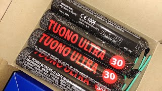 Tuono ultra 30 50 g NEC  Pyrotechnica Alberto [upl. by Alya129]