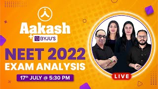 NEET 2022 Question Paper with Solutions Exam Analysis  NEET 2022 Answer Key PDF Download [upl. by Nylrak649]