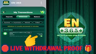 EN 365 APKEN 365 WITHDRAWAL PROOFEN 365 WITHDRAWAL PROBLEM365 EN WITHDRAWAL YONO EN 365en [upl. by Azeria]