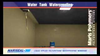 Potable Water Tank Waterproofing using the MARISEAL SYSTEM [upl. by Lirrehs]