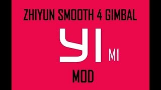 YI M1 stabilizer MOD using Smooth 4 Gimbal [upl. by Faxen]