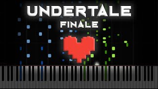 Undertale OST Finale ▶ Synthesia  Piano [upl. by Eelak]