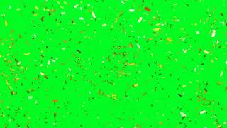 Confetti green screen VideoAnimation VFX Color CorrectionGrading and Video Editing [upl. by Ciel]