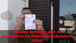 Welche Betriebe gibt es momentan im KretaGutscheinheft 2024 KretaCrete 2024 [upl. by Malcolm206]