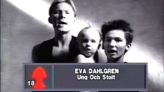 Eva Dahlgren – Ung Och Stolt Listan 1987 [upl. by Tedd531]