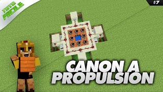 CANON À PROPULSION  Minecraft Tuto Facile 7 [upl. by Wycoff]