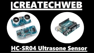 CreaTechWeb  HCSR04 Ultrasone Sensor aansluiten amp programmeren met Arduino [upl. by Doniv]