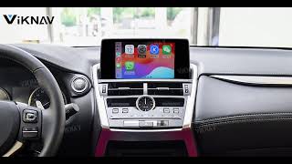 Viknav Linux Interface Box For Lexus NX 20182020Display： CarPlay Android Auto display screen [upl. by Yran]