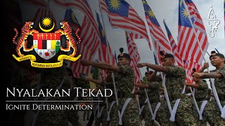 Nyalakan Tekad  Ignite Determination  Malaysian Patriotic Song [upl. by Nodnelg841]