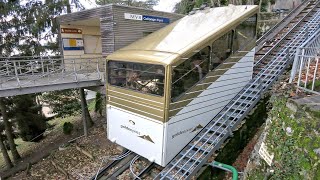 Standseilbahn Montreux Territet Glion Bergfahrt 2022 funiculaire funicular Seilbahn [upl. by Arok]