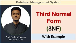 Lec 34  Third Normal Form  3NF  DBMS  Bangla Tutorial [upl. by Llertnov]