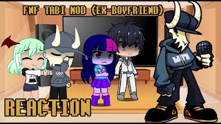 Characters react to FNF Tabi Mod ExBoyfriend  The Rookie J Read description [upl. by Elraet]